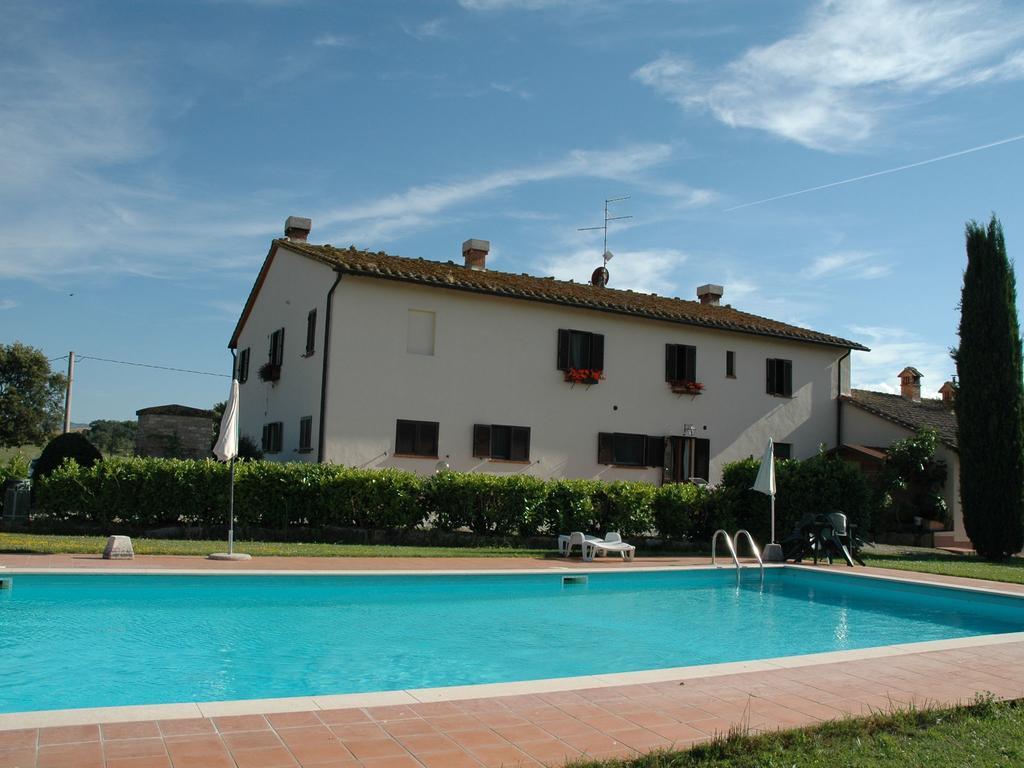 Spacious Farmhouse In Pienza With Swimming Pool Daire Contignano Dış mekan fotoğraf