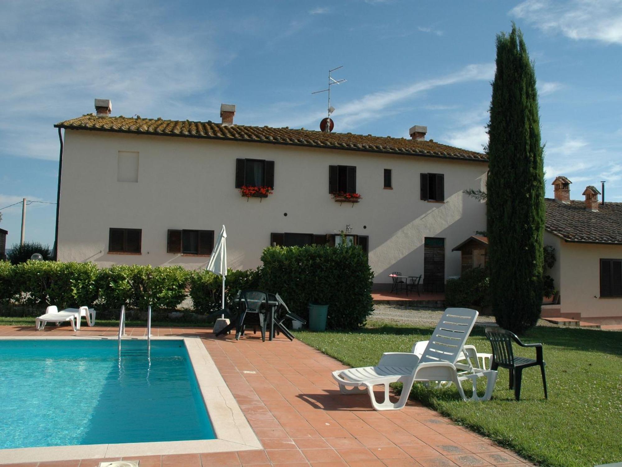 Spacious Farmhouse In Pienza With Swimming Pool Daire Contignano Dış mekan fotoğraf