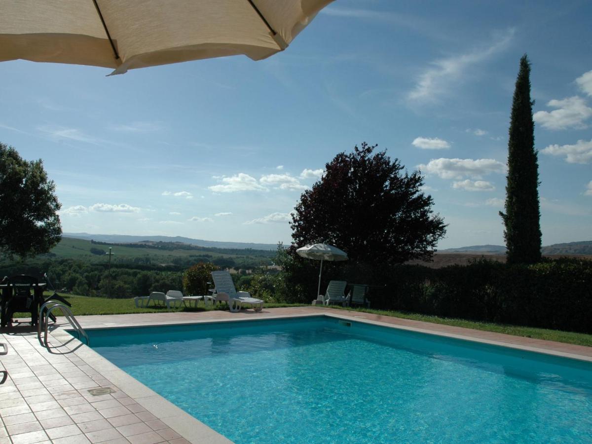 Spacious Farmhouse In Pienza With Swimming Pool Daire Contignano Dış mekan fotoğraf
