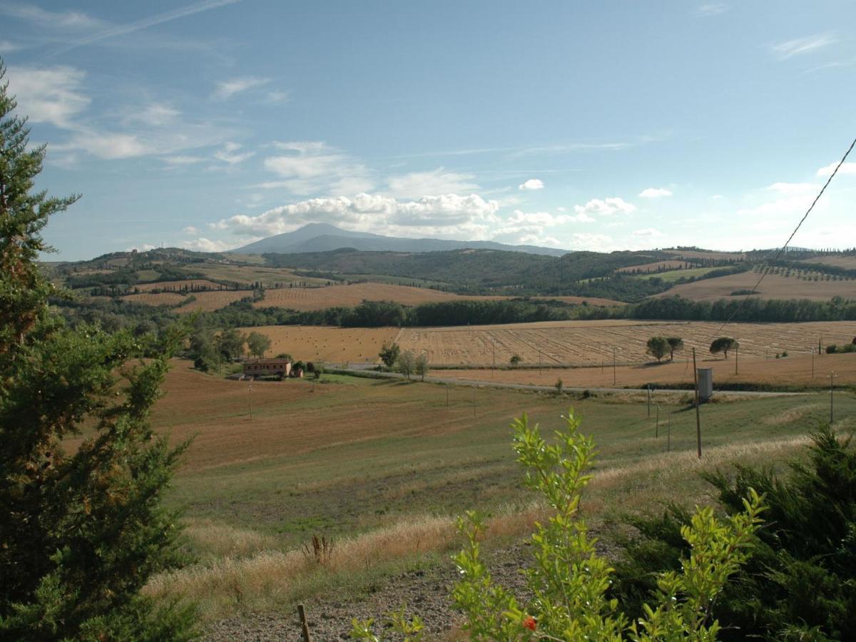 Spacious Farmhouse In Pienza With Swimming Pool Daire Contignano Dış mekan fotoğraf