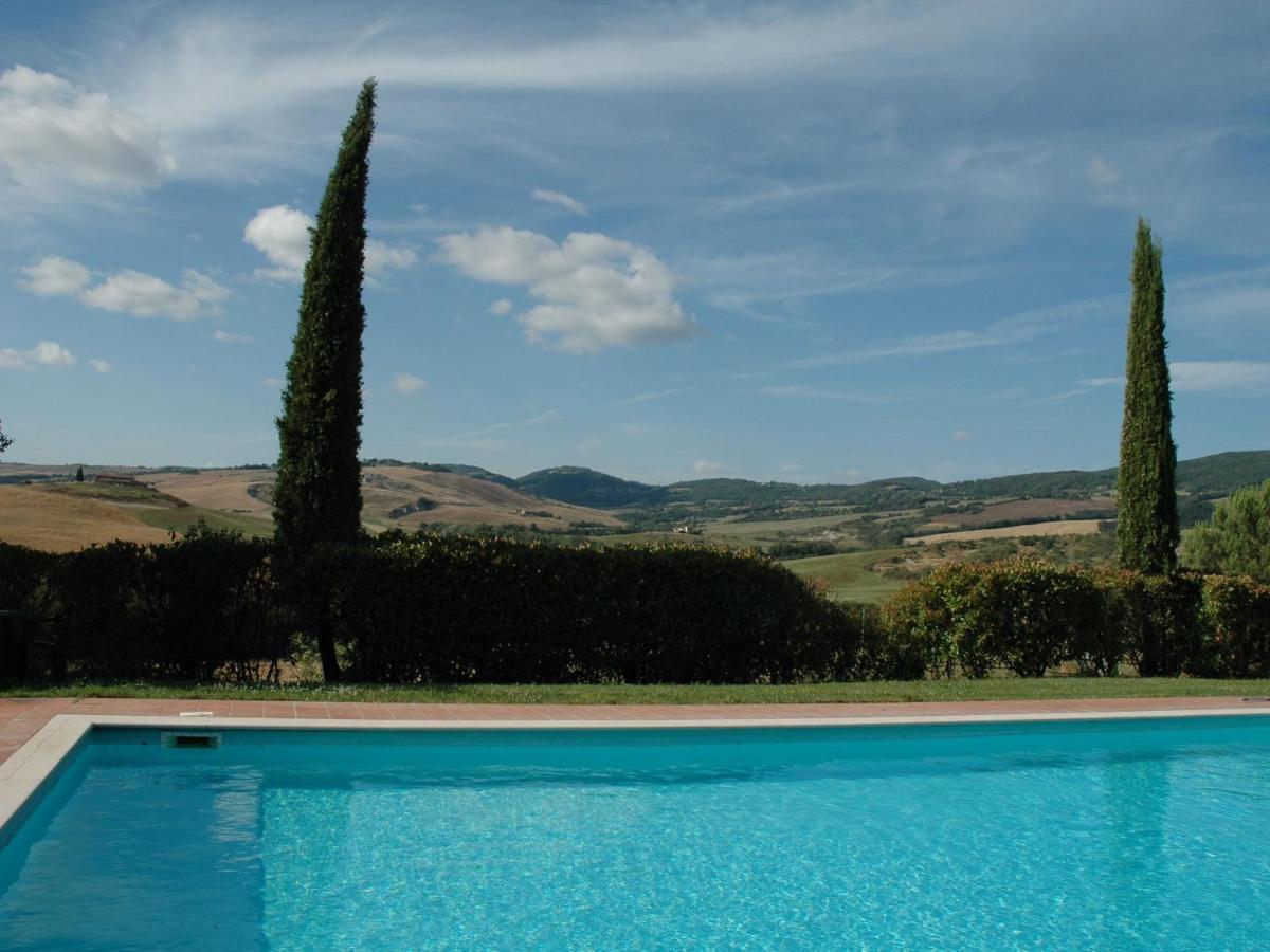 Spacious Farmhouse In Pienza With Swimming Pool Daire Contignano Dış mekan fotoğraf